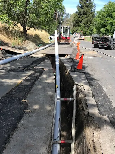 trenchless overhaul Installing a new sewer main in Pleasant Hill